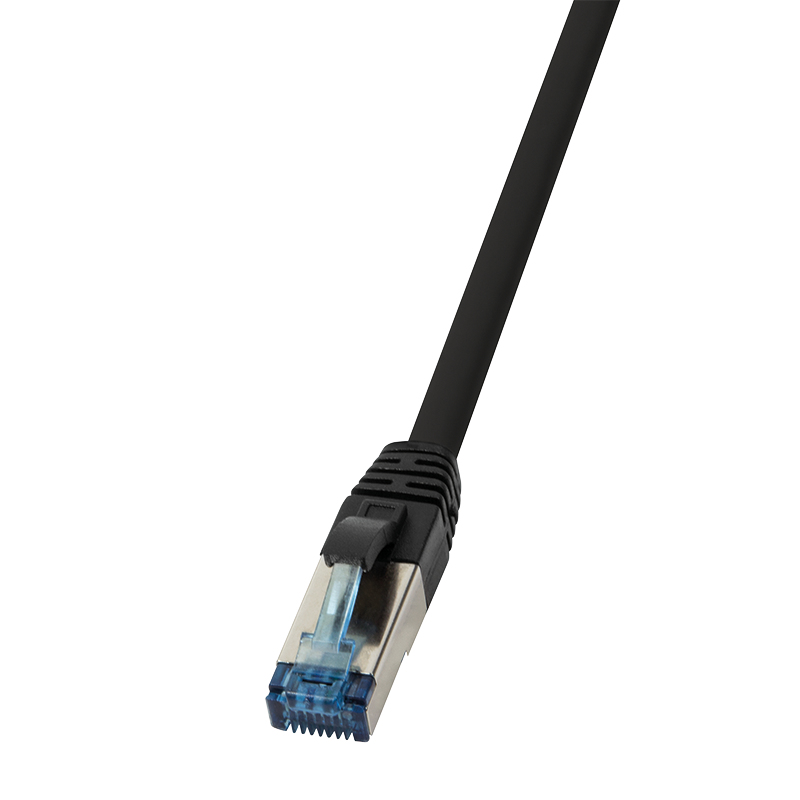 LogiLink CQ6115S - 20 m - Cat6a - S/FTP (S-STP) - RJ-45 - RJ-45 - Schwarz