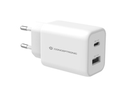 Conceptronic ALTHEA 2-Port 33W USB PD PPS Charger - QC 3.0 - Indoor - AC - 3.3 V - White