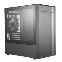 Cooler Master MasterBox NR400 - Mini Tower - PC - Black - micro ATX - Mini-ITX - Plastic - Steel - Tempered glass - Gaming