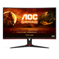 AOC G2 C27G2ZE/BK - 68,6 cm (27 Zoll) - 1920 x 1080 Pixel - Full HD - LED - 0,5 ms - Schwarz - Rot