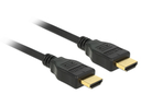 Delock 84713 - 1 m - HDMI Type A (Standard) - HDMI Type A (Standard) - 4096 x 2160 pixels - 18 Gbit/s - Black
