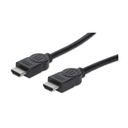 Manhattan High Speed HDMI Kabel - HDMI Stecker auf Stecker - geschirmt - schwarz - 10 m - 10 m - HDMI Typ A (Standard) - HDMI Typ A (Standard) - 3D - 10,2 Gbit/s - Schwarz