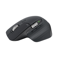 Logitech MX Master 3S - rechts - Laser - RF Wireless + Bluetooth - 8000 DPI - Graphit