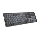 Logitech MX Mechanical Wireless Illuminated Performance Keyboard - Full-size (100%) - RF Wireless + Bluetooth - Mechanical - QWERTY - LED - Graphite - Grey