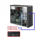 Supermicro Server Geh MT/2x600W/4x 3.5" SC732i-600B - Midi/Minitower - 3,5"