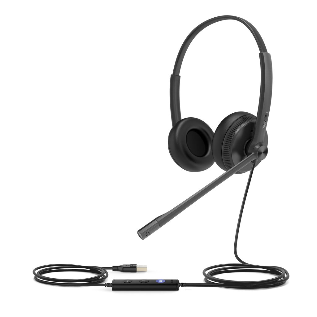 Yealink USB Headset UH34 Dual Teams - Headset - 20 KHz