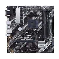 ASUS PRIME B450M-A II - AMD - Socket AM4 - AMD Ryzen 3 - AMD Ryzen 5 - AMD Ryzen 7 - 3rd Generation AMD Ryzen 9 - DDR4-SDRAM - 128 GB - DIMM