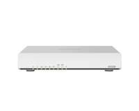 QNAP QHora-301W - Wi-Fi 6 (802.11ax) - Dual-Band (2,4 GHz/5 GHz) - Eingebauter Ethernet-Anschluss - Weiß - Tabletop-Router