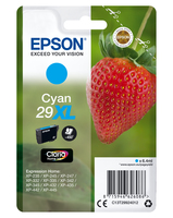 Epson Strawberry Singlepack Cyan 29XL Claria Home Ink - High (XL) Yield - 6.4 ml - 450 pages - 1 pc(s)