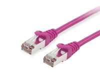 Equip Cat.6 S/FTP Patch Cable - 15m - Purple - 15 m - Cat6 - S/FTP (S-STP) - RJ-45 - RJ-45