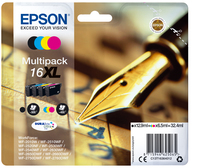 Epson Pen and crossword Multipack 4-colours 16XL DURABrite Ultra Ink - High (XL) Yield - Pigment-based ink - Pigment-based ink - 12.9 ml - 6.5 ml - 1 pc(s)