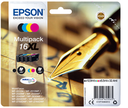 Epson Pen and crossword Multipack 16XL DURABrite Ultra Ink - Hohe (XL-) Ausbeute - Tinte auf Pigmentbasis - Tinte auf Pigmentbasis - 12,9 ml - 6,5 ml - 1 Stück(e)