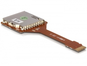 Delock Adapter Micro SD/Trans Flash > SD Card - Brown
