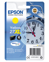 Epson Alarm clock Singlepack Yellow 27XL DURABrite Ultra Ink - Hohe (XL-) Ausbeute - Tinte auf Pigmentbasis - 10,4 ml - 1100 Seiten - 1 Stück(e)