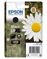 Epson Daisy Singlepack Black 18XL Claria Home Ink - High (XL) Yield - Pigment-based ink - 11.5 ml - 470 pages - 1 pc(s)