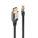 Lindy 36310 - 0.5 m - Mini DisplayPort - DisplayPort - Male - Male - Gold