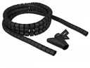 Delock 18836 - Cable floor protection - Black - Polyethylene - 2.5 m - 2 cm