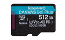 Kingston Canvas Go! Plus - 512 GB - MicroSD - Klasse 10 - UHS-I - 170 MB/s - 90 MB/s