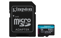 Kingston Canvas Go! Plus - 512 GB - MicroSD - Class 10 - UHS-I - 170 MB/s - 90 MB/s