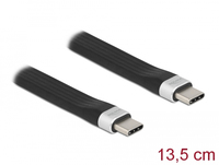 Delock 85770 - 0,135 m - USB C - USB C - USB 3.2 Gen 2 (3.1 Gen 2) - 10000 Mbit/s - Schwarz