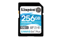 Kingston Canvas Go! Plus - 256 GB - SD - Class 10 - UHS-I - 170 MB/s - 90 MB/s