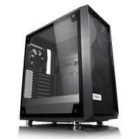 Fractal Design Meshify C – TG - Midi Tower - PC - Black - Transparent - ATX - ITX - micro ATX - Glass - 17.2 cm