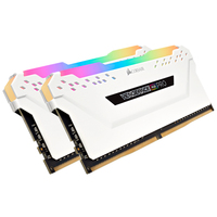 [9808157000] Corsair Vengeance CMW16GX4M2C3200C16W - 16 GB - 2 x 8 GB - DDR4 - 3200 MHz - 288-pin DIMM - Weiß