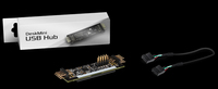 ASRock DeskMini USB Hub - I/O shield - Black - Asrock DeskMini 110 - DeskMini 310 - DeskMini A300 - DeskMini H470 - DeskMini X300 - 1 pc(s)