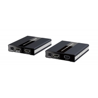 [7509131000] IC Intracom Techly IDATA-HDMI-KVM60 - Transmitter & receiver - Wired - 60 m - Cat5 - Cat5e - Cat6 - Black - Aluminium