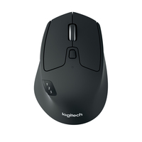 [5049190000] Logitech M720 Triathlon Mouse - Right-hand - Optical - RF Wireless + Bluetooth - 1000 DPI - Black - White