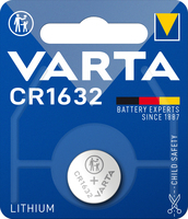 [1170812000] Varta CR1632 - Einwegbatterie - Lithium - 3 V - 1 Stück(e) - 140 mAh - Silber