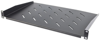 [6202805000] Intellinet 19" Cantilever Shelf - 1U - Shelf Depth 300mm - Vented - Black - Rack shelf - Black - Steel - 25 kg - 1U - 48.3 cm (19")