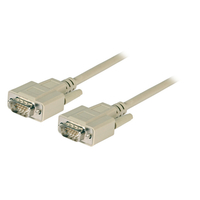 EFB Elektronik VGA Anschlusskabel, 2x HD-DSub 15, St.-St., 2,0m, beige
