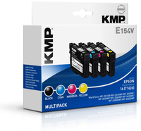 [3750054000] KMP E154V - Pigment-based ink - Black,Cyan,Magenta,Yellow - Multi pack - Epson Workforce WF-2010W - WF-2510WF - WF-2520NF - WF-2530WF - WF-2540WF - WF-2630WF - WF-2650DWF,... - 4 pc(s)