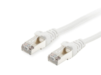 Equip Cat.6A S/FTP Patch Cable - 0.25m - White - 0.25 m - Cat6a - S/FTP (S-STP) - RJ-45 - RJ-45