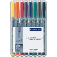 STAEDTLER 312 WP8 - 1 Stück(e) - Schwarz - Blau - Grün - Rot - Grau - Polypropylen (PP) - 1 mm