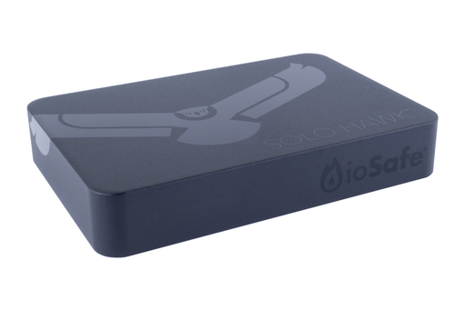 ioSafe SOLO HAWK - 1000 GB - USB Type-C - 3.2 Gen 2 (3.1 Gen 2) - Gray