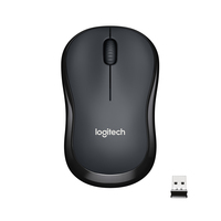 [5046665000] Logitech M220 Silent - Ambidextrous - Optical - RF Wireless - 1000 DPI - Charcoal