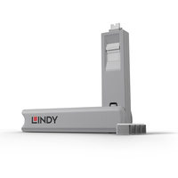 [6587262000] Lindy USB Type C Port Blocker - white - Port blocker + key - USB Type-C - White - 5 pc(s) - 10 g