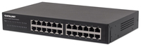 [6206276000] Intellinet 24-Port Gigabit Ethernet Switch - 24 x 10/100/1000 Mbit/s RJ45-Ports - IEEE 802.3az (Energy Efficient Ethernet) - Desktop - 19" Rackmount - Metal (Euro 2-pin plug) - Gigabit Ethernet (10/100/1000) - Full duplex - Rack mounting