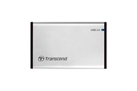 [587665001] Transcend StoreJet 25S3 - HDD / SSD-Gehäuse - 2.5 Zoll - Serial ATA III - 6 Gbit/s - USB Anschluss - Silber