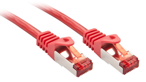 Lindy 1.5m Cat.6 RJ-45 - 1.5 m - Cat6 - S/FTP (S-STP) - RJ-45 - RJ-45 - Red