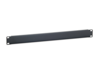 Equip Blank Panel - Black - Blank panel - Black - 1U - CE - 48.3 cm (19") - 482.6 mm