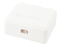 Equip 2-Port Keystone Jack Surface Mount Box - 60 mm - 26.4 mm - 70 mm