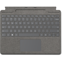 [11964474000] Microsoft Signature - QWERTZ - Deutsch - Touchpad - Microsoft - Surface Pro 8 - Surface Pro X - Surface Slim Pen 2 - Platin