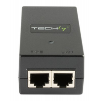[8755778000] Techly I-SWHUB 1500STY - Fast Ethernet - 10,100 Mbit/s - 10/100 - IEEE 802.3af - 100 m - Black