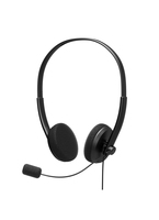 [10162191000] PORT Designs 901604 - Headset - Head-band - Office/Call center - Black - Binaural - Volume + - Volume -