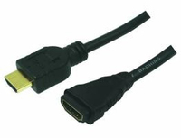 LogiLink HDMI/HDMI - 2.0m - 2 m - HDMI Typ A (Standard) - HDMI Typ A (Standard) - Schwarz