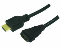 [2180420000] LogiLink HDMI/HDMI - 5.0m - 5 m - HDMI Typ A (Standard) - HDMI Typ A (Standard) - Schwarz