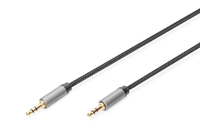 DIGITUS Audio Anschlusskabel, 3,5 mm Klinke  auf 3,5 mm  Klinke